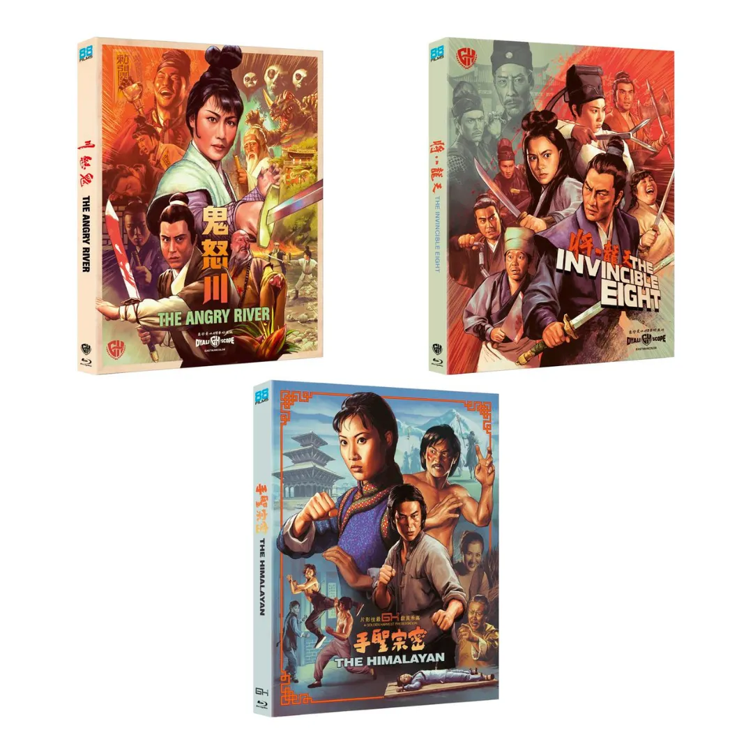 88 Films to release Golden Harvest titles The Angry River, The Invincible Eight, and The Himalayan on Blu-ray in May