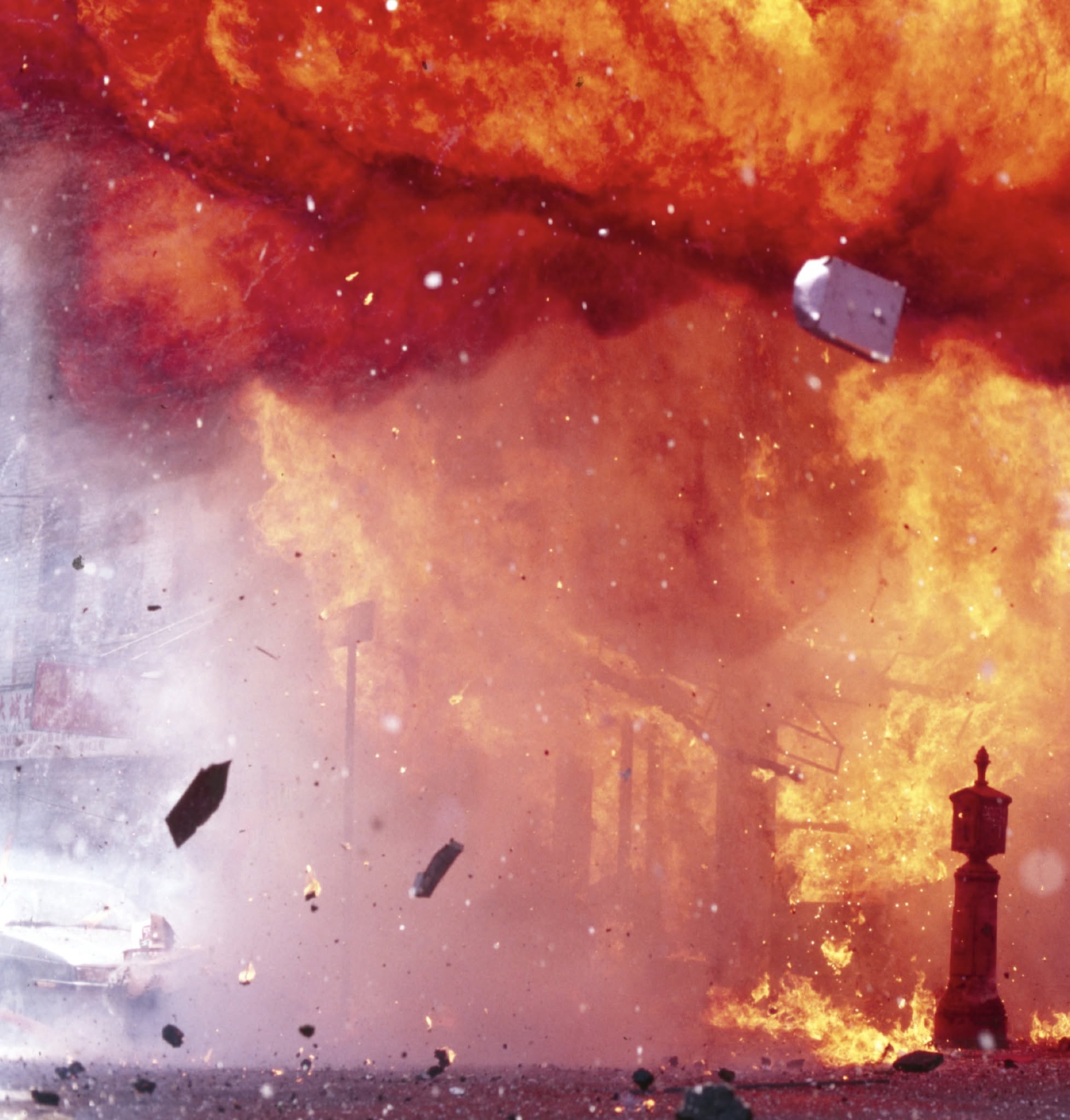 The Corruptor explosion scene