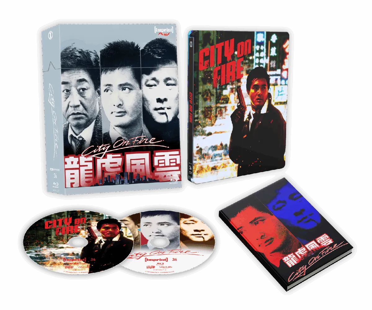 Imprint Films Announces City on Fire (1987) 4K UHD and Blu-ray SteelBook