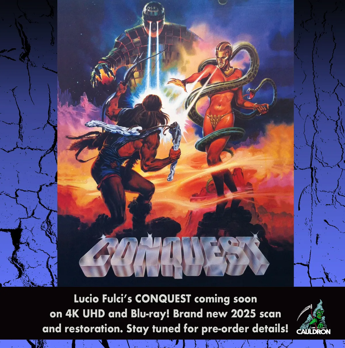 Conquest (1983) 4K Blu-ray Announced by Cauldron Films