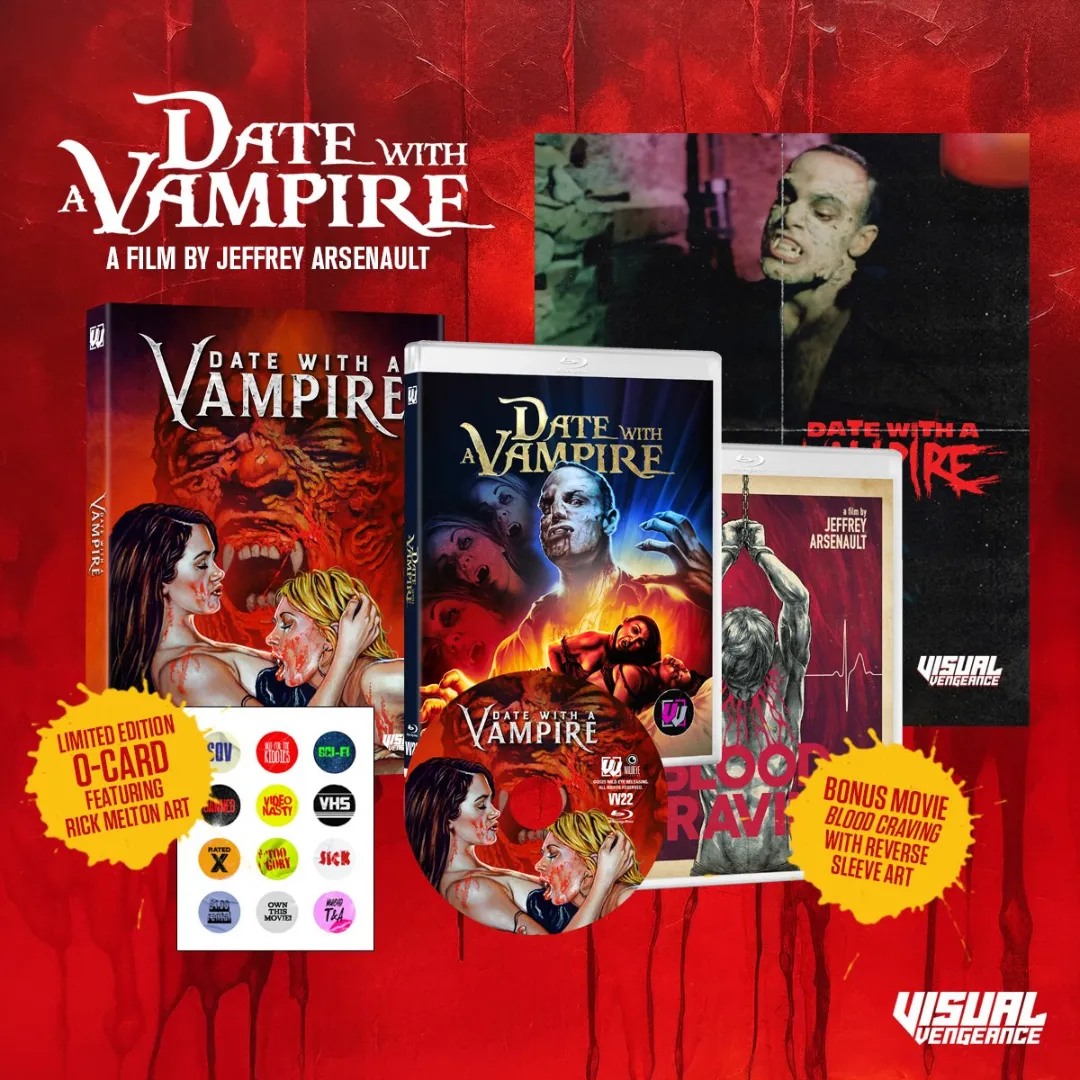 Date With A Vampire coming to Blu-ray from Visual Vengeance