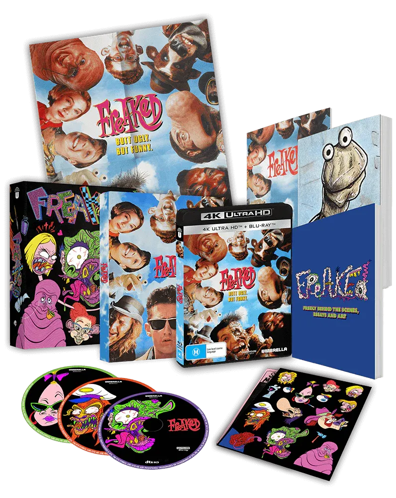 Umbrella Entertainment's November Releases: 'Freaked' 4K Debut, John Waters' 'Cecil B. Demented' & More
