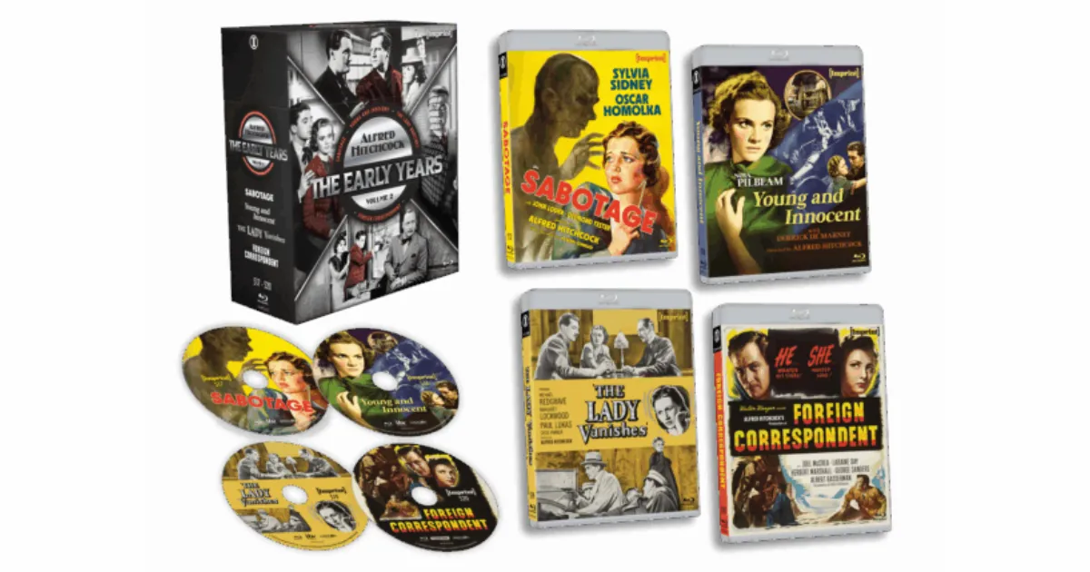 Hitchcock: The Early Years – Volume Two (1936–1940) Blu-ray Box Set Announced by Imprint Films