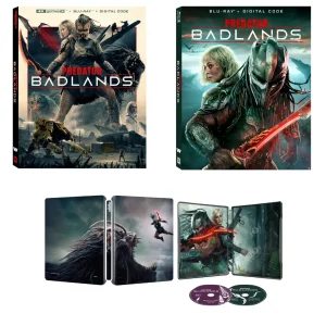 Predator: Badlands Coming to 4K Steelbook, 4K UHD, Blu-ray, and DVD in February 2026