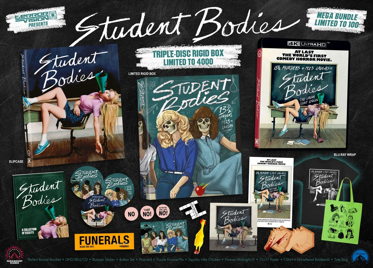 Student Bodies 4K Blu-ray – Terror Vision’s Deluxe 3-Disc Release Ships This October