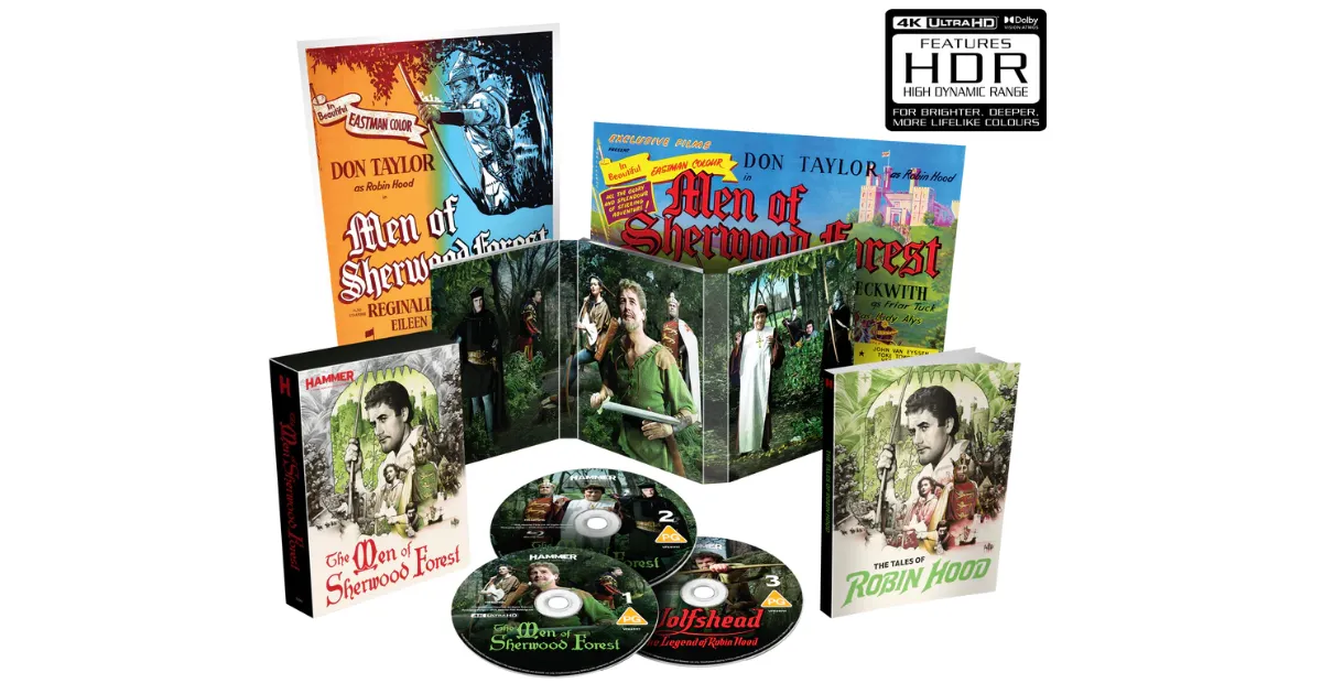 The Men of Sherwood Forest 4K UHD Limited Collector’s Edition from Hammer Films