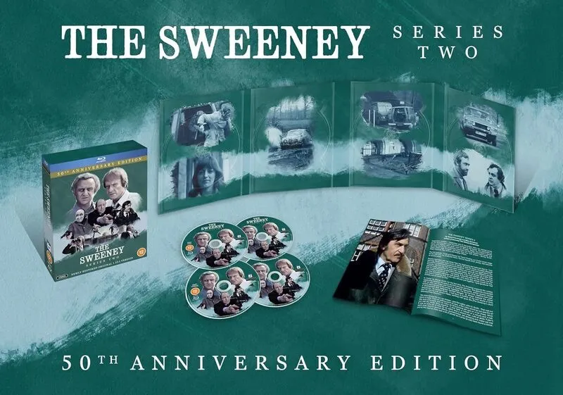 Old Gold Media Releases 'The Sweeney' Series Two (50th Anniversary Edition) on Blu-ray