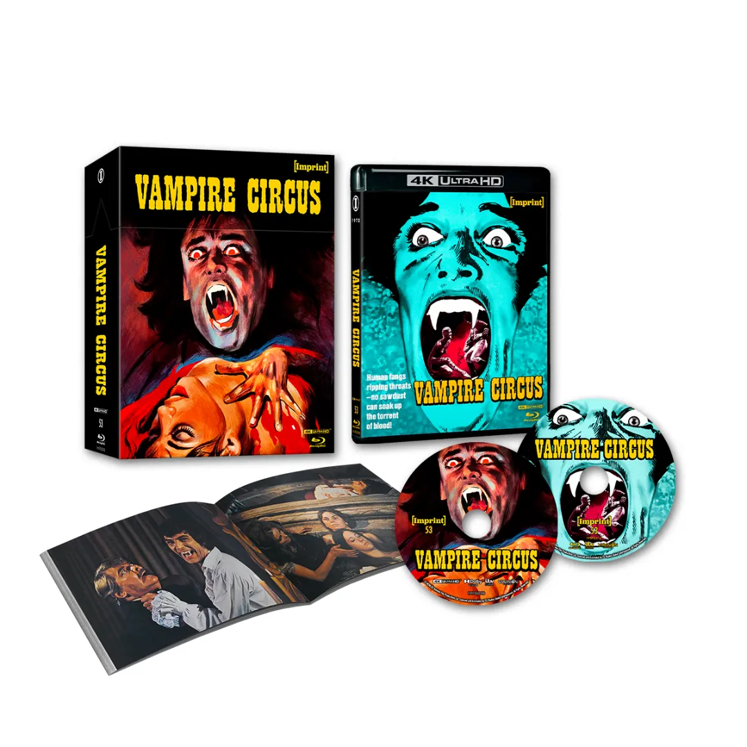 Vampire Circus (1972) Comes to 4K UHD and Blu-ray in a Limited Edition Hardbox from Imprint Films