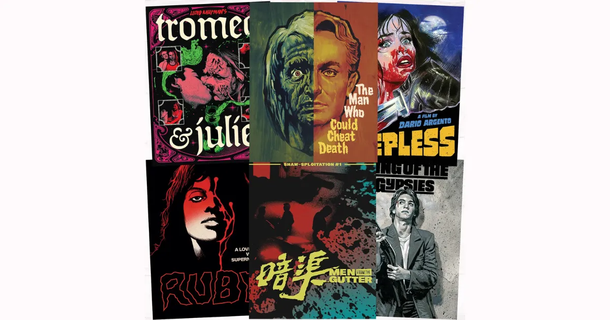 Vinegar Syndrome October 2025 Blu-ray & 4K Releases: Tromeo and Juliet, Ruby, Sleepless, More