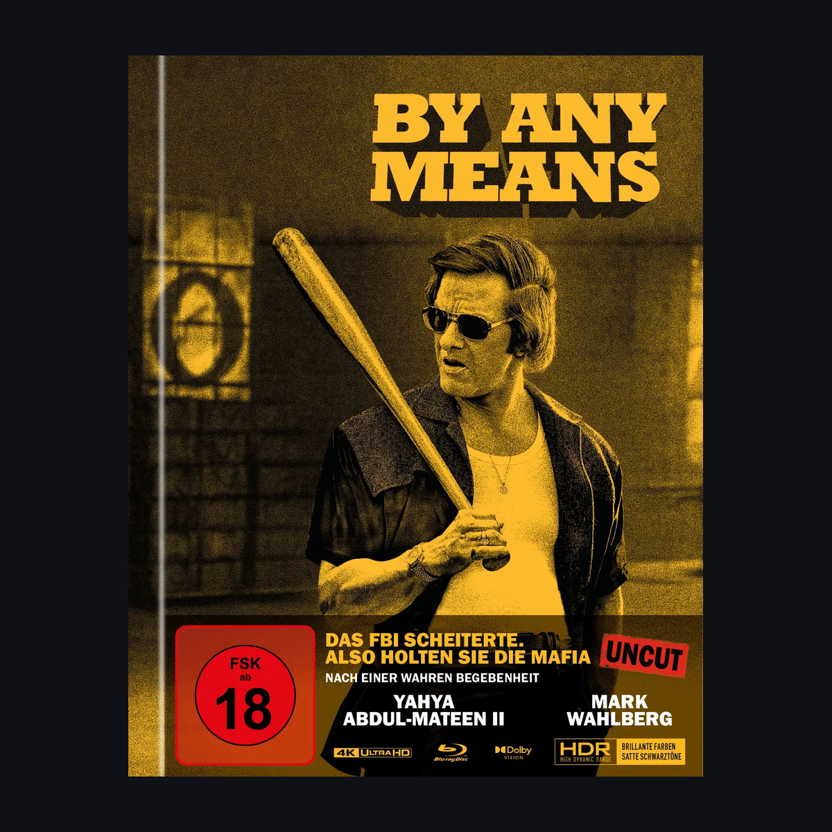 By Any Means 4K+BD Mediabook 4K UHD + Blu-ray cover art from Plaion Pictures