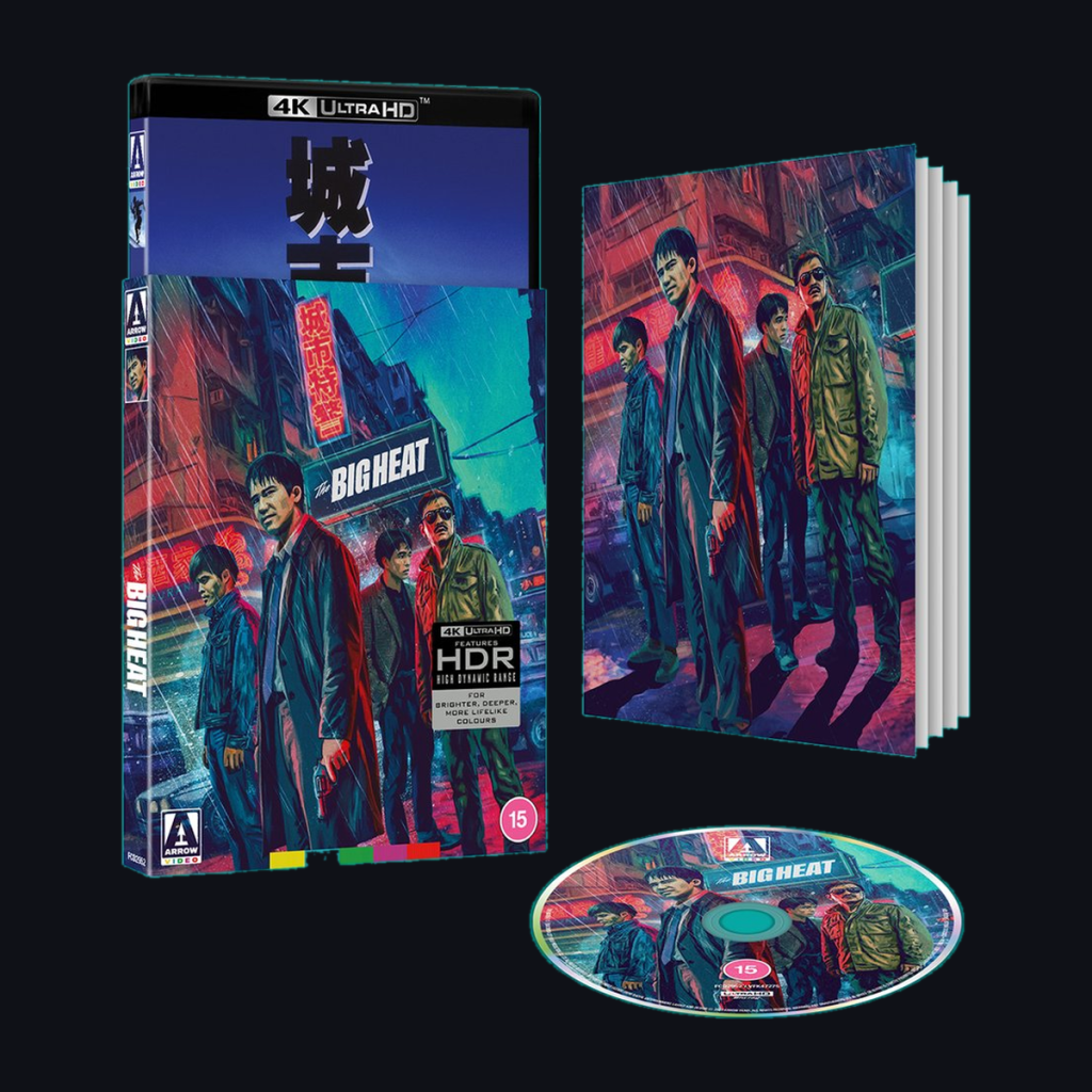 The Big Heat Limited Edition 4K UHD 4K UHD (also available separately on Blu-ray) cover art from Arrow Video